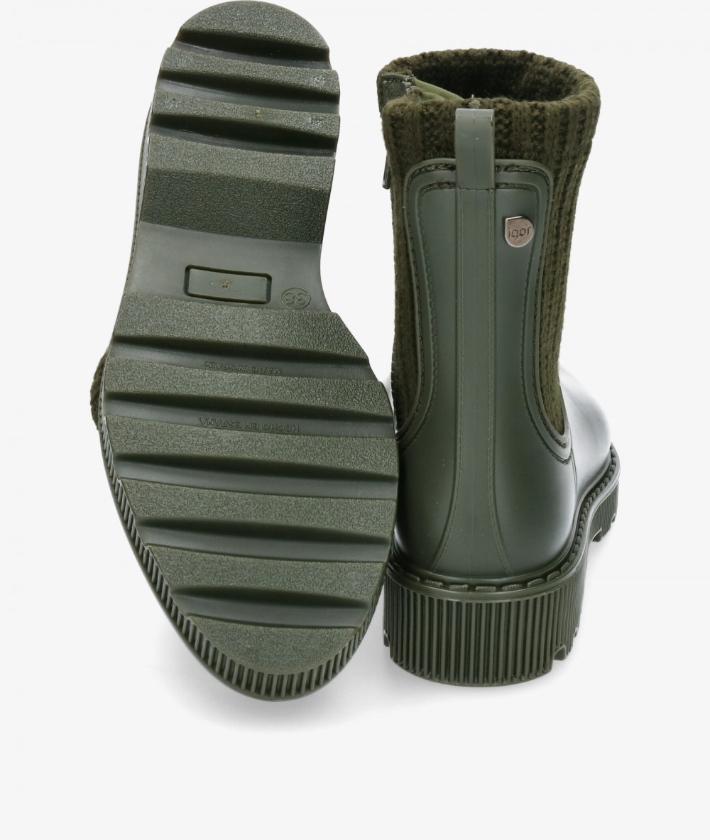 Botines IGOR  W10282 en caki Botines IGOR  W10282 en caki