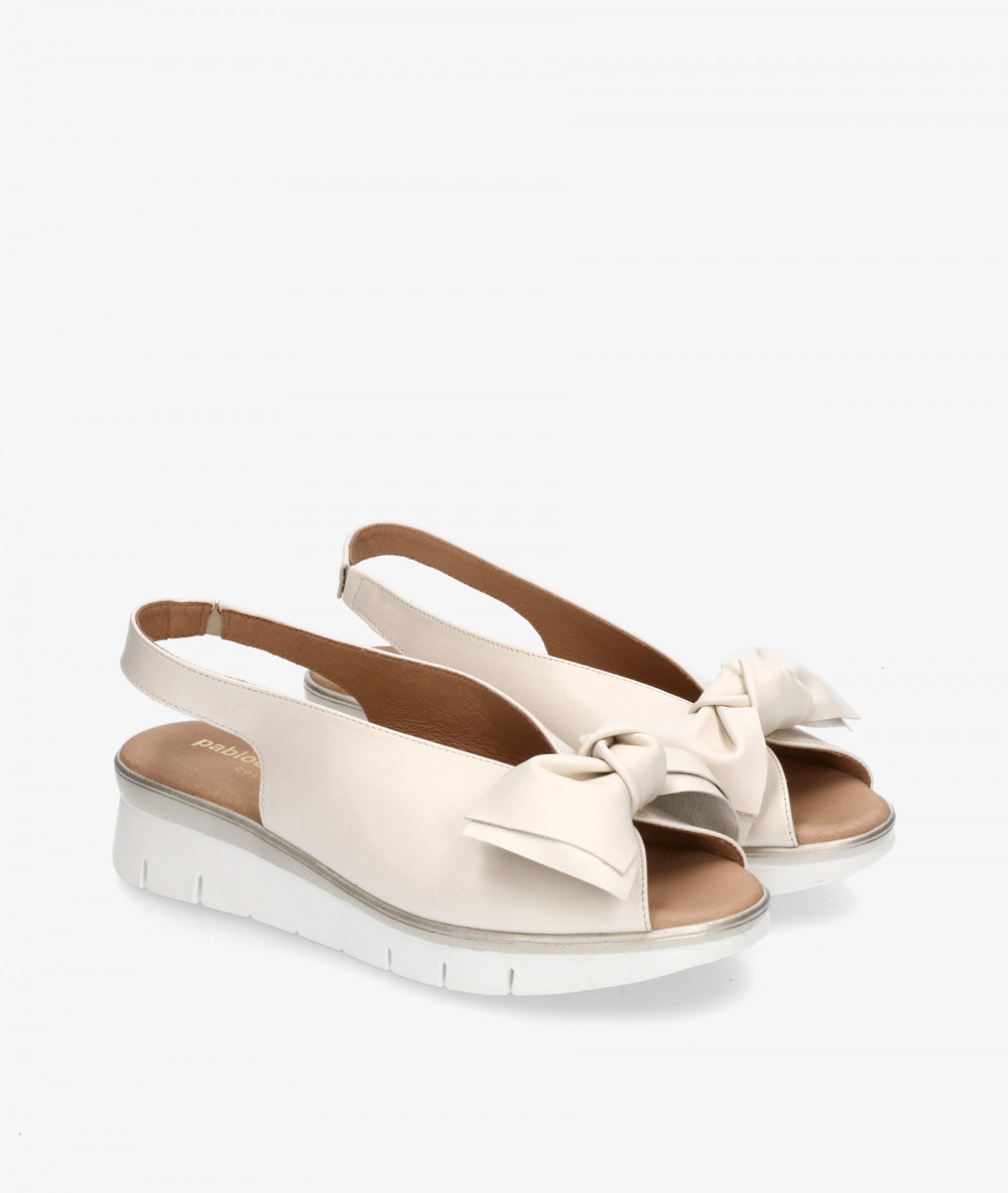 Sandalias pabloochoa.shoes  35002 en hueso Sandalias pabloochoa.shoes  35002 en hueso