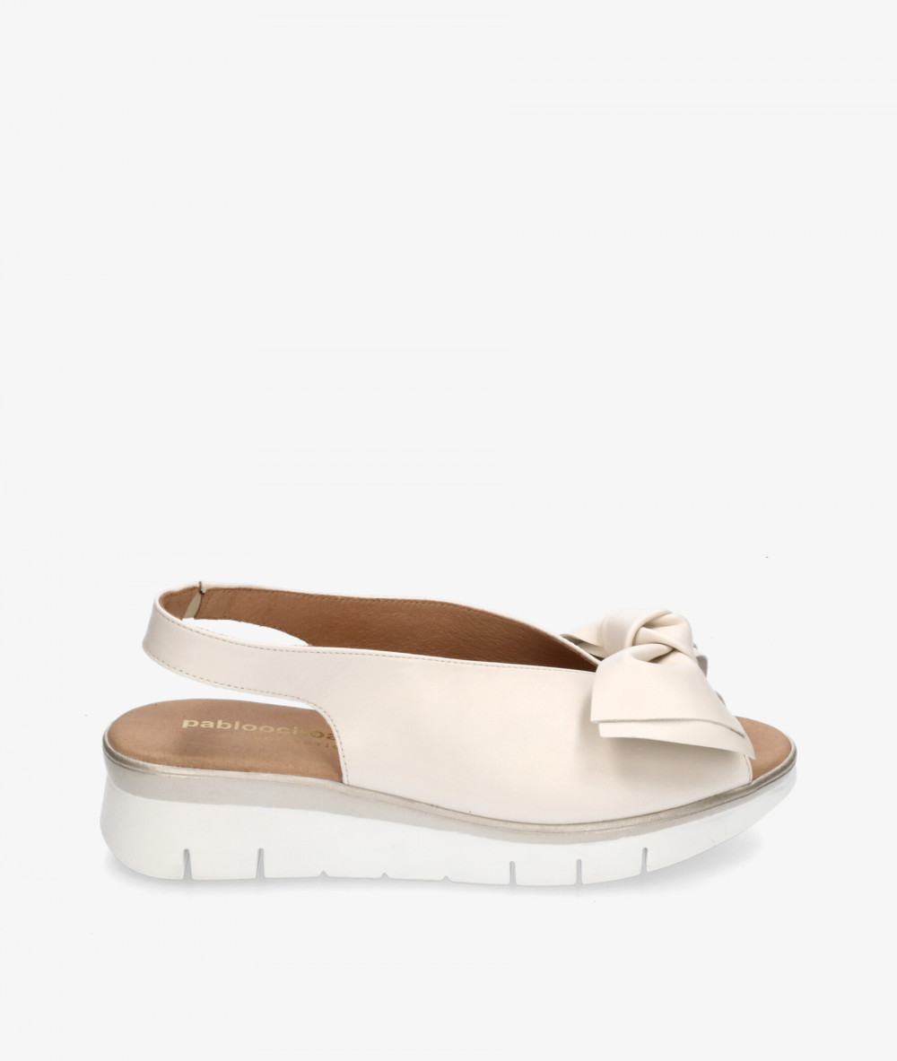 Sandalias pabloochoa.shoes  35002 en hueso Sandalias pabloochoa.shoes  35002 en hueso
