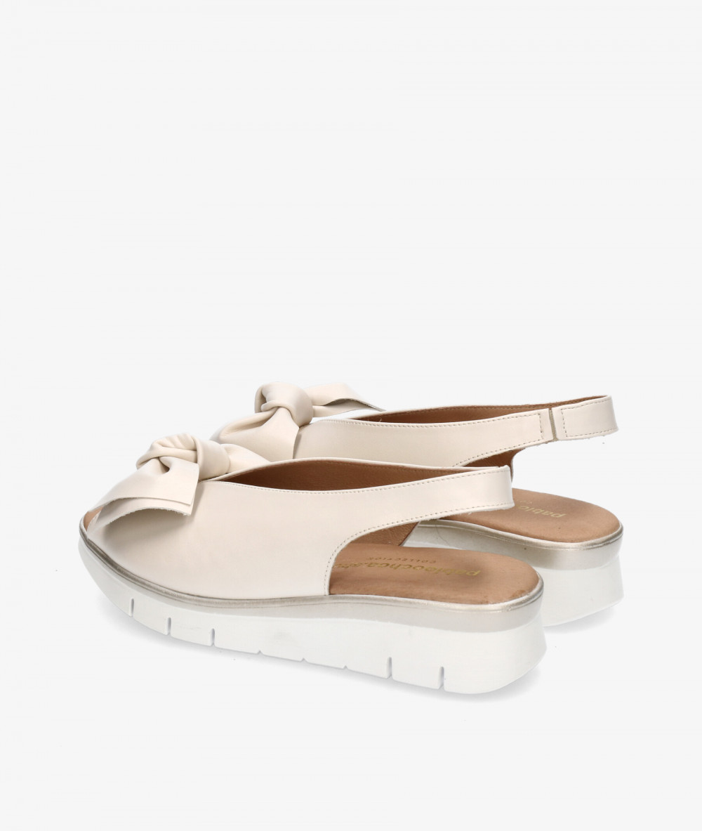Sandalias pabloochoa.shoes  35002 en hueso Sandalias pabloochoa.shoes  35002 en hueso