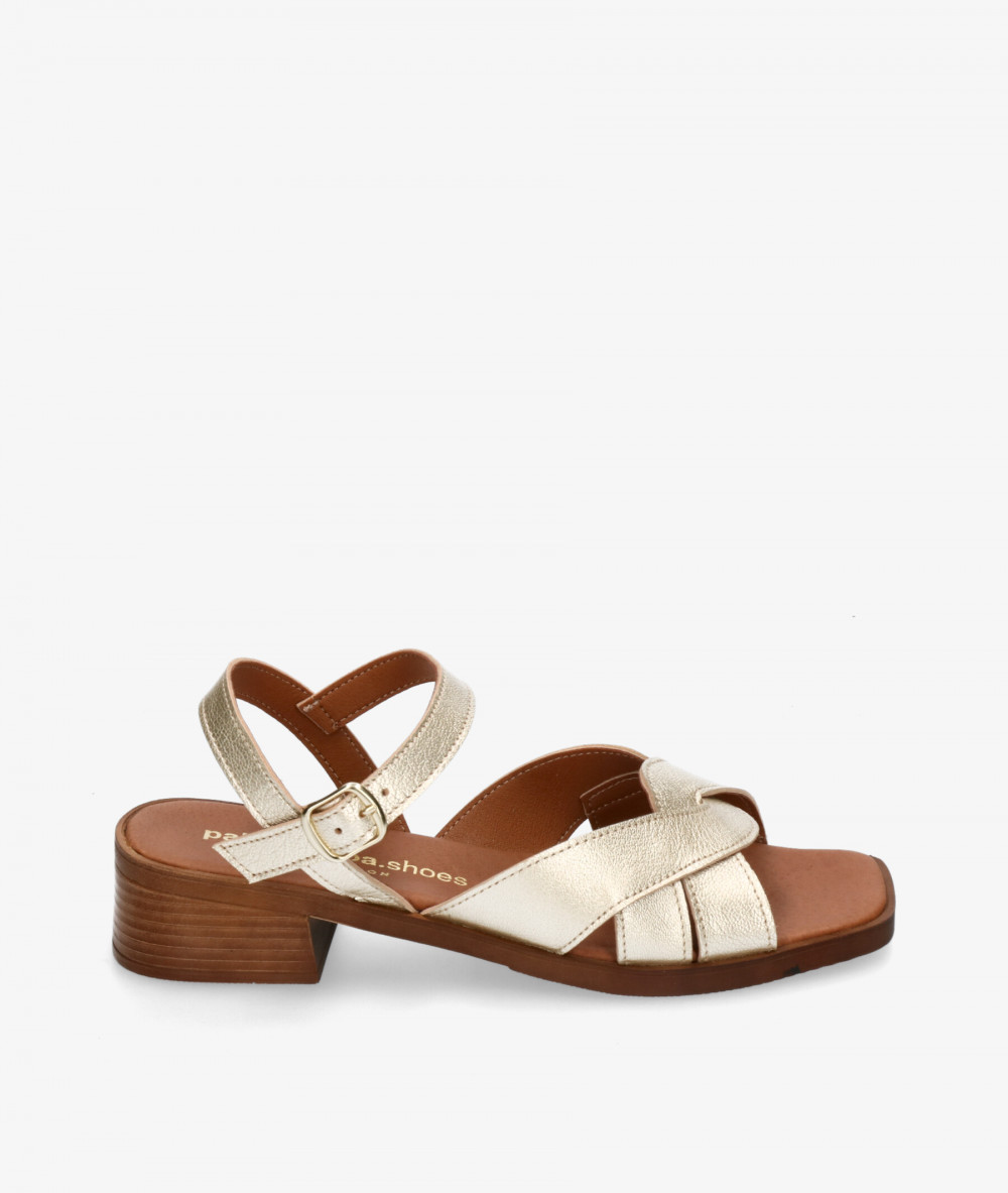 Sandalias pabloochoa.shoes  42004 en platino Sandalias pabloochoa.shoes  42004 en platino