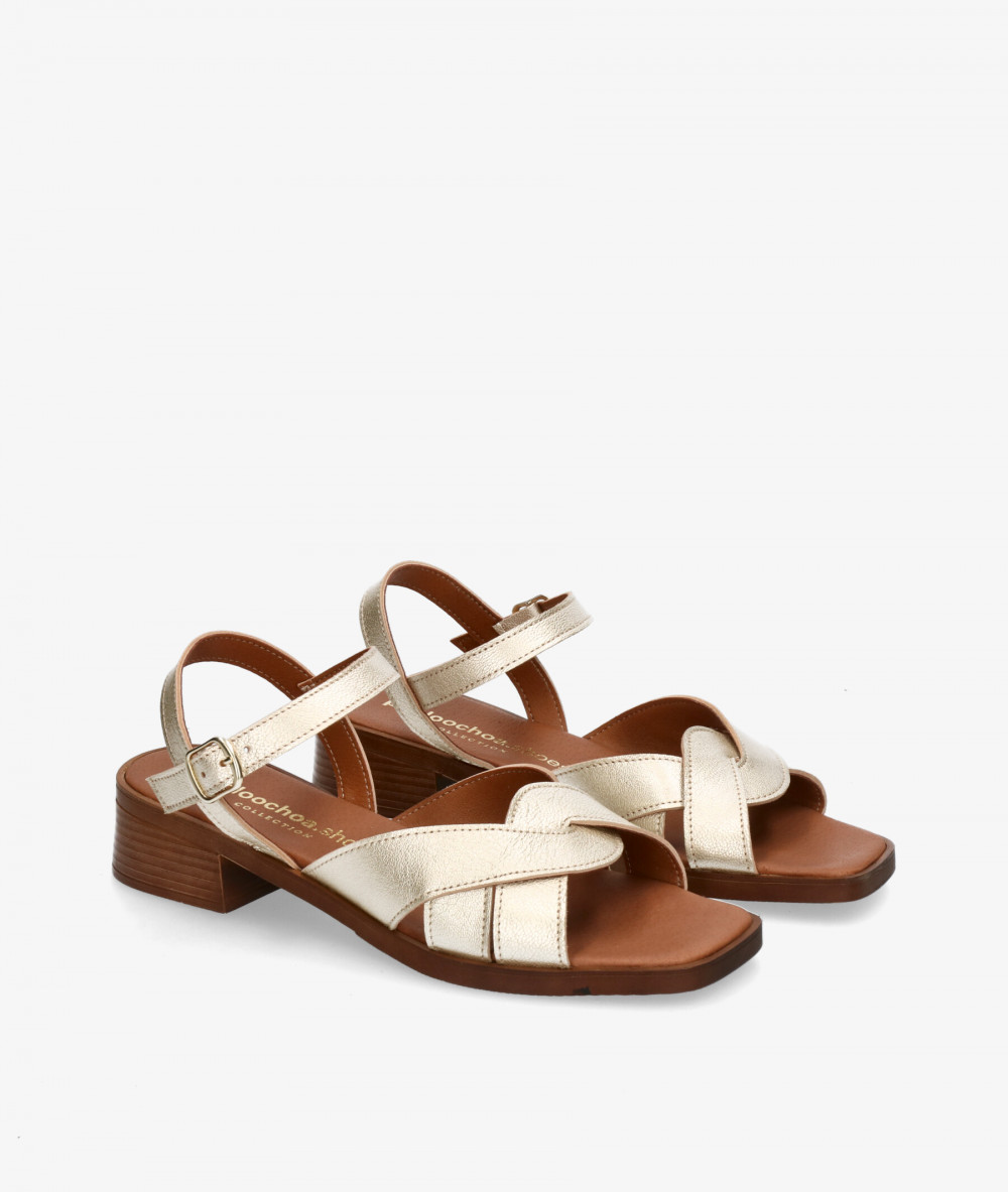 Sandalias pabloochoa.shoes  42004 en platino Sandalias pabloochoa.shoes  42004 en platino