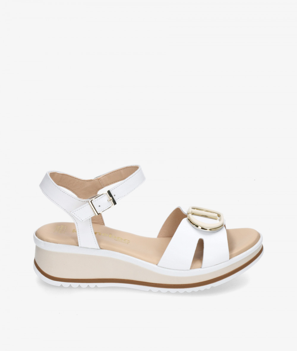 Sandalias Kénnebec  892-HEBILLA en blanco Sandalias Kénnebec  892-HEBILLA en blanco