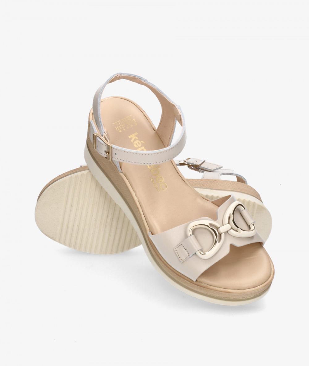 Sandalias Kénnebec  889 en hueso Sandalias Kénnebec  889 en hueso