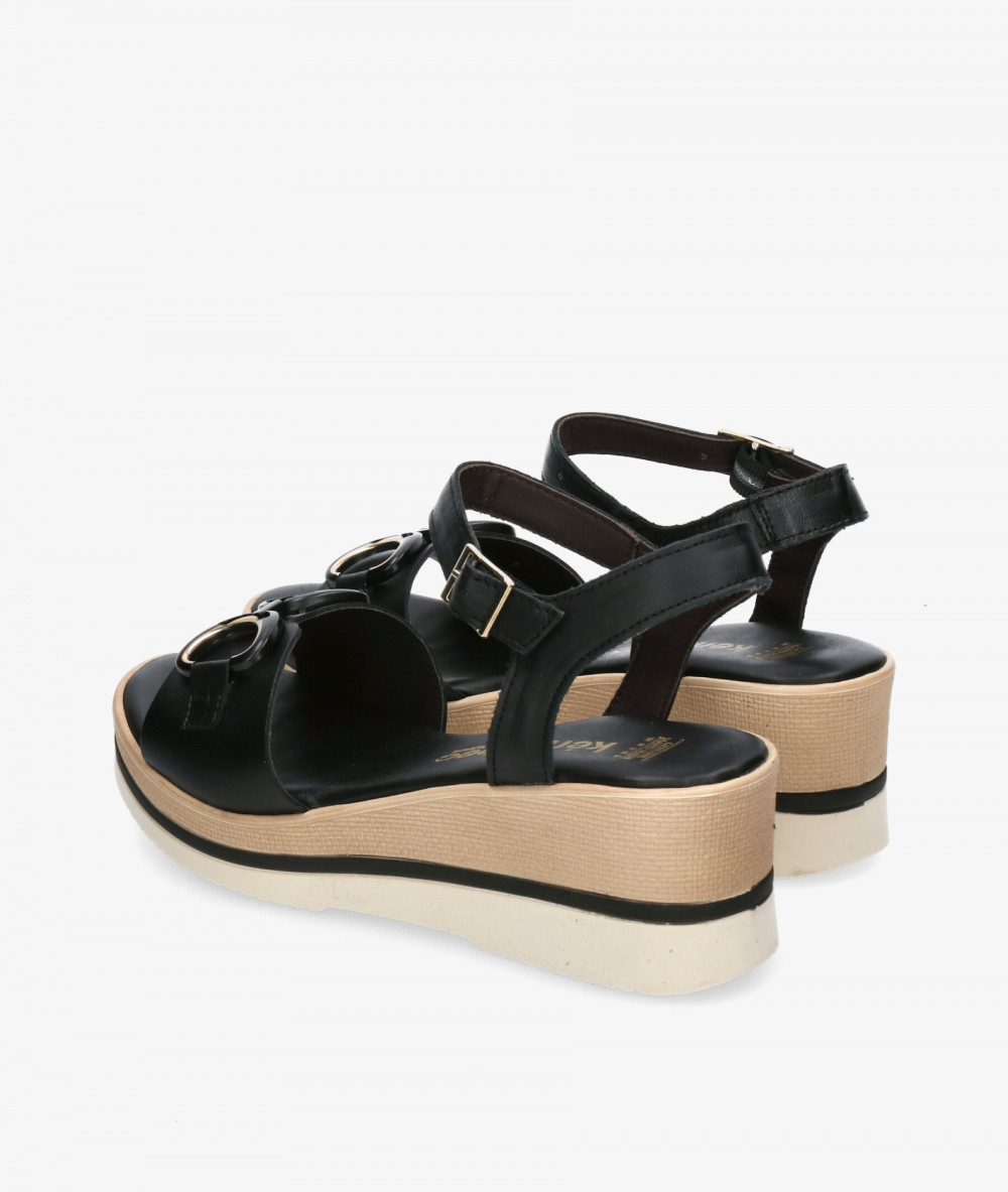 Sandalias Kénnebec  889 en negro Sandalias Kénnebec  889 en negro