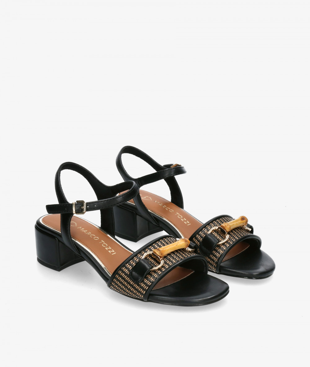 MARCO TOZZI Sandals  2/28207/24 in black MARCO TOZZI Sandals  2/28207/24 in black
