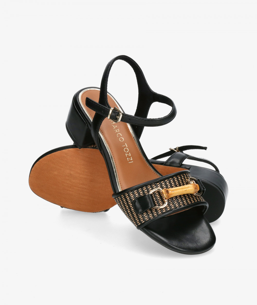 MARCO TOZZI Sandals  2/28207/24 in black MARCO TOZZI Sandals  2/28207/24 in black