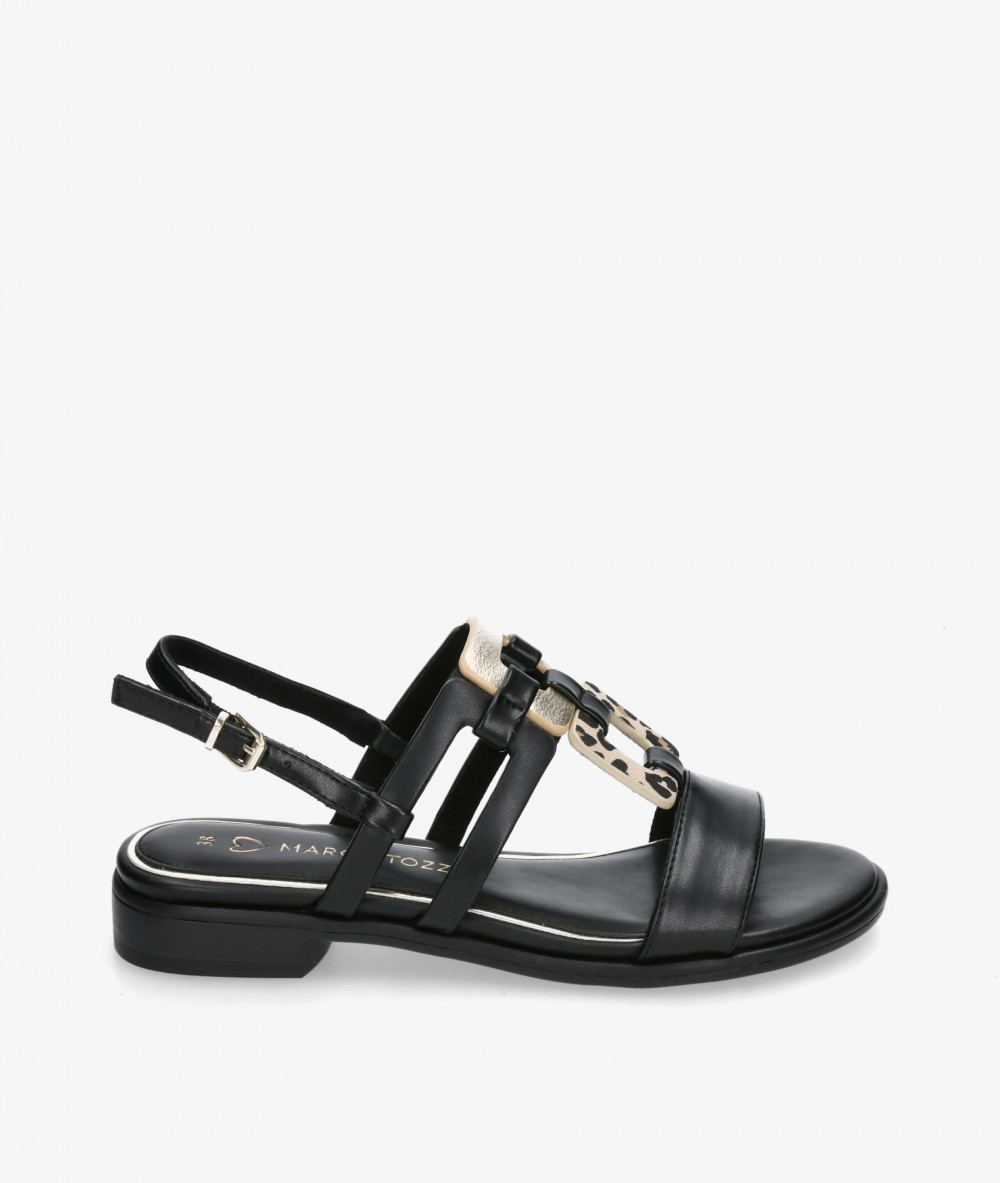 MARCO TOZZI Sandals  2/28106/24 in black MARCO TOZZI Sandals  2/28106/24 in black