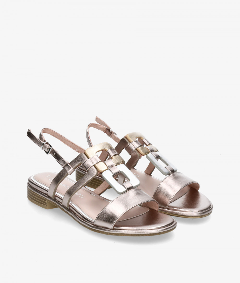 MARCO TOZZI Sandals  2/28106/24 in platinum MARCO TOZZI Sandals  2/28106/24 in platinum