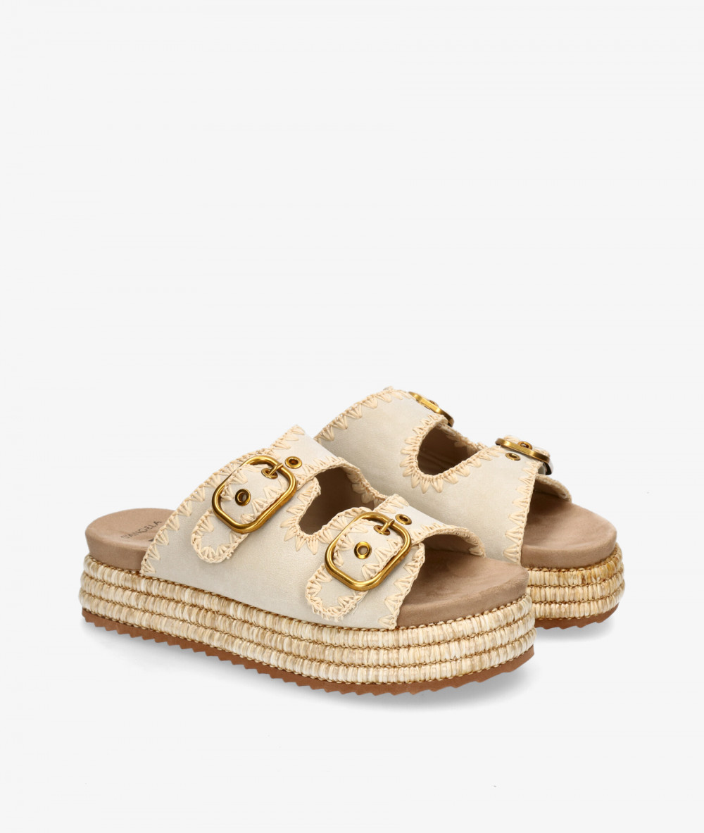 D'angela Sandals  28049 in beige D'angela Sandals  28049 in beige