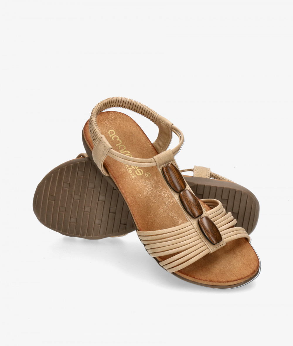Amarpies Sandals  28688 in camel Amarpies Sandals  28688 in camel