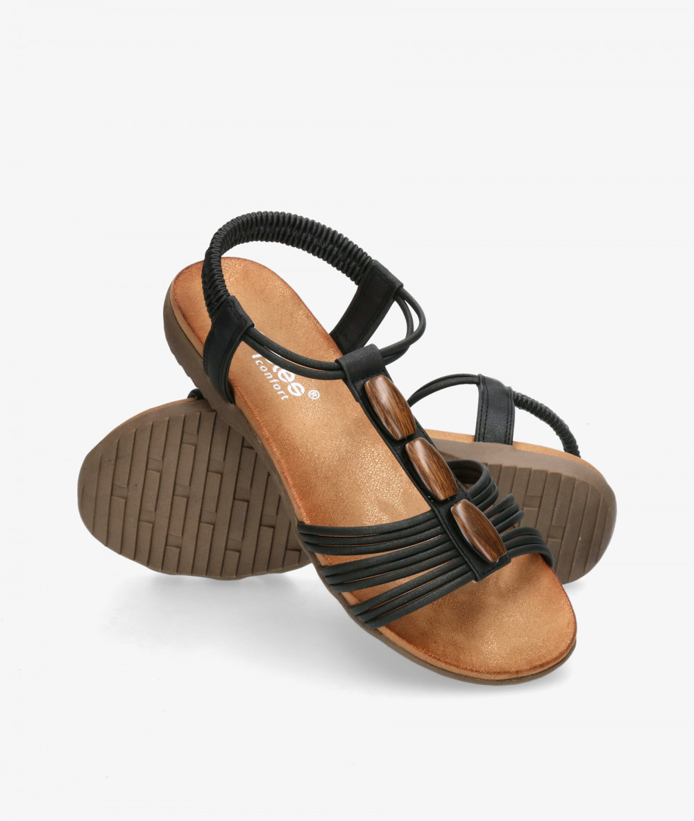 Amarpies Sandals  28688 in black Amarpies Sandals  28688 in black