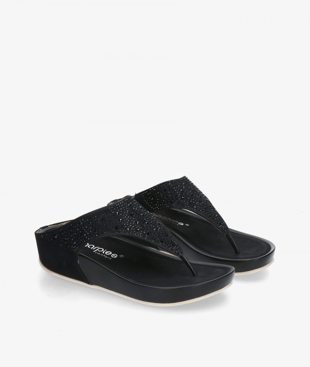 Amarpies Sandals  26579 in black Amarpies Sandals  26579 in black