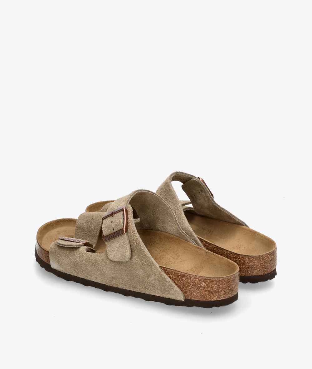 Sandalias Birkenstock  ARIZONA SUEDE en serraje taupe