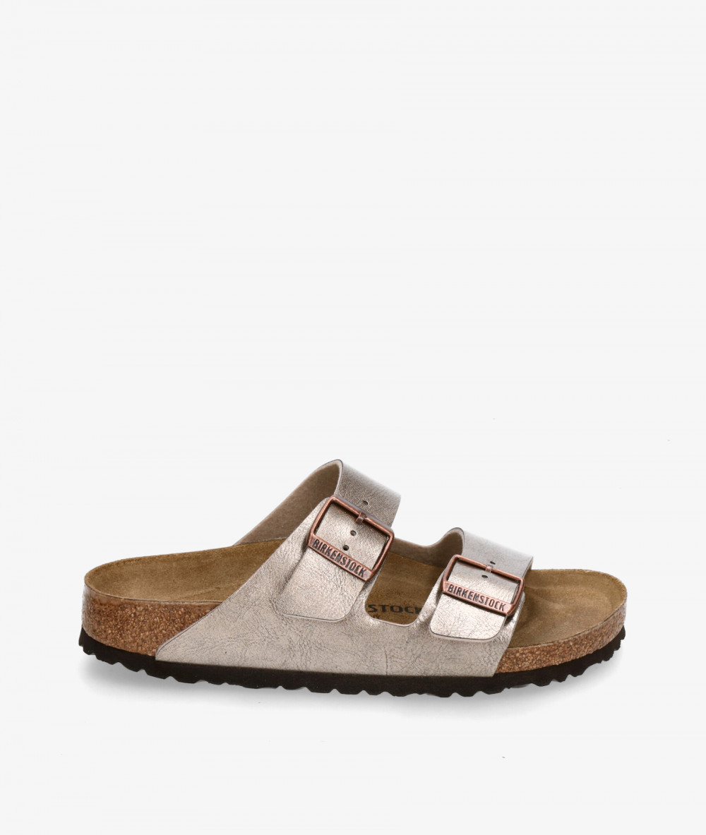 Birkenstock Sandals  ARIZONA BF GRACEFUL in taupe metallic Birkenstock Sandals  ARIZONA BF GRACEFUL in taupe metallic