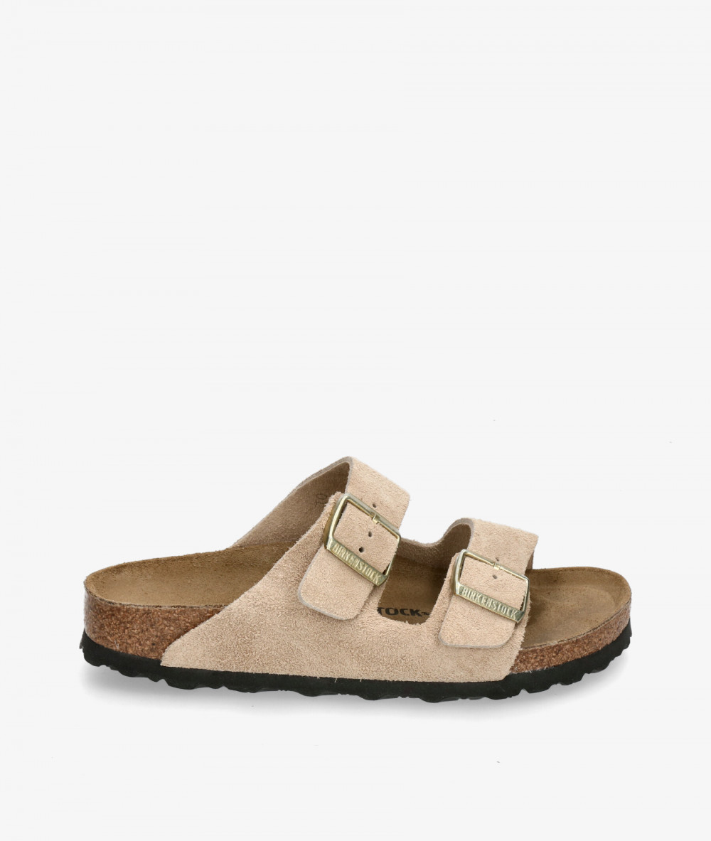 Birkenstock Sandals  ARIZONA SUEDE in taupe split suede Birkenstock Sandals  ARIZONA SUEDE in taupe split suede