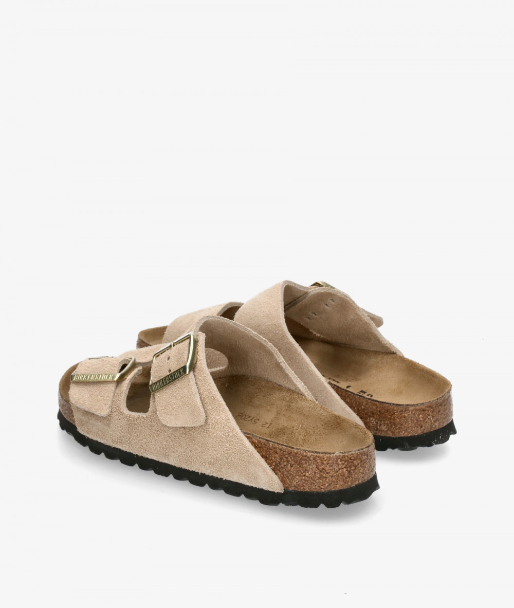 Birkenstock Sandals  ARIZONA SUEDE in taupe split suede Birkenstock Sandals  ARIZONA SUEDE in taupe split suede
