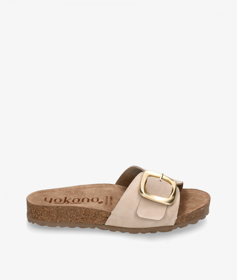 Yokono Sandals  JERBA 114 in beige nubuck Yokono Sandals  JERBA 114 in beige nubuck