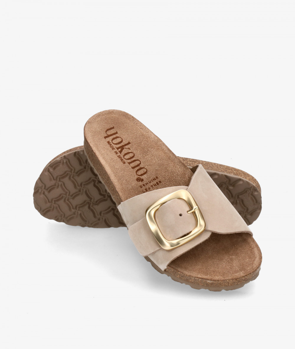 Yokono Sandals  JERBA 114 in beige nubuck Yokono Sandals  JERBA 114 in beige nubuck