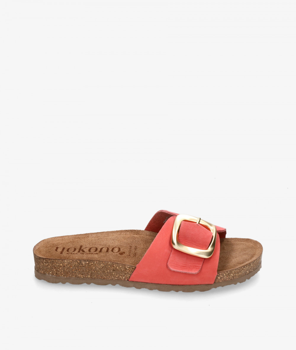 Yokono Sandals  JERBA 114 in coral Yokono Sandals  JERBA 114 in coral