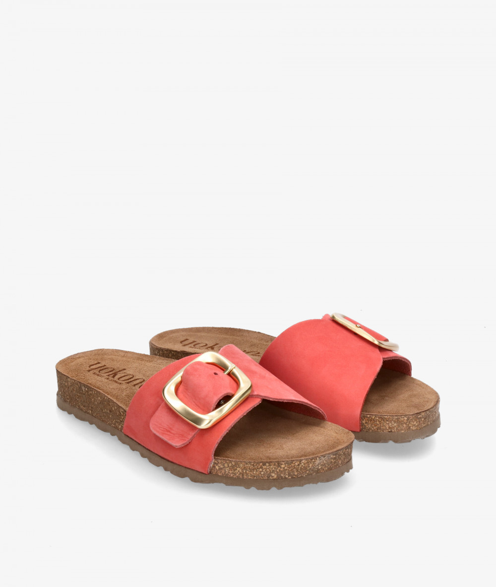 Yokono Sandals  JERBA 114 in coral Yokono Sandals  JERBA 114 in coral