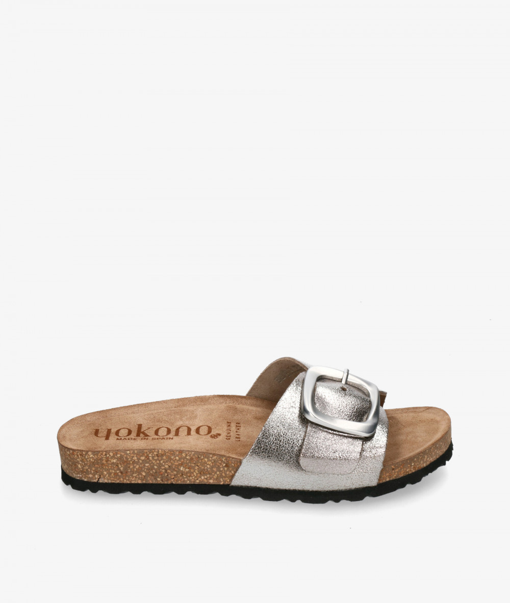Yokono Sandals  JERBA 114 in lead-coloured Yokono Sandals  JERBA 114 in lead-coloured