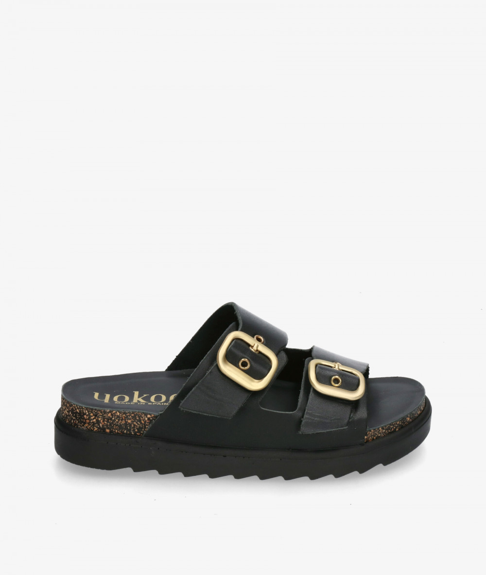 Yokono Sandals  TUNEZ 130 in black Yokono Sandals  TUNEZ 130 in black