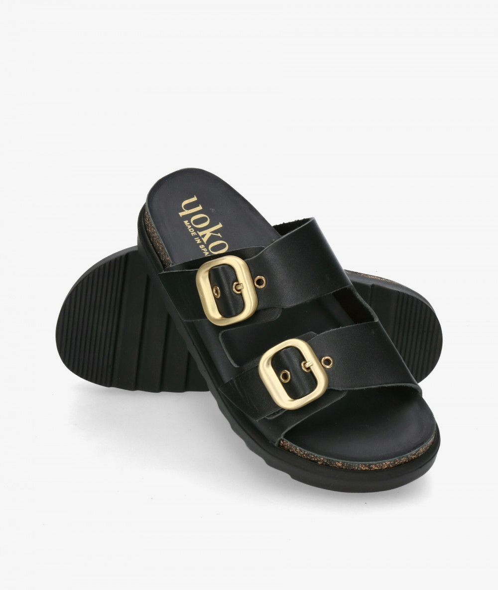 Yokono Sandals  TUNEZ 130 in black Yokono Sandals  TUNEZ 130 in black