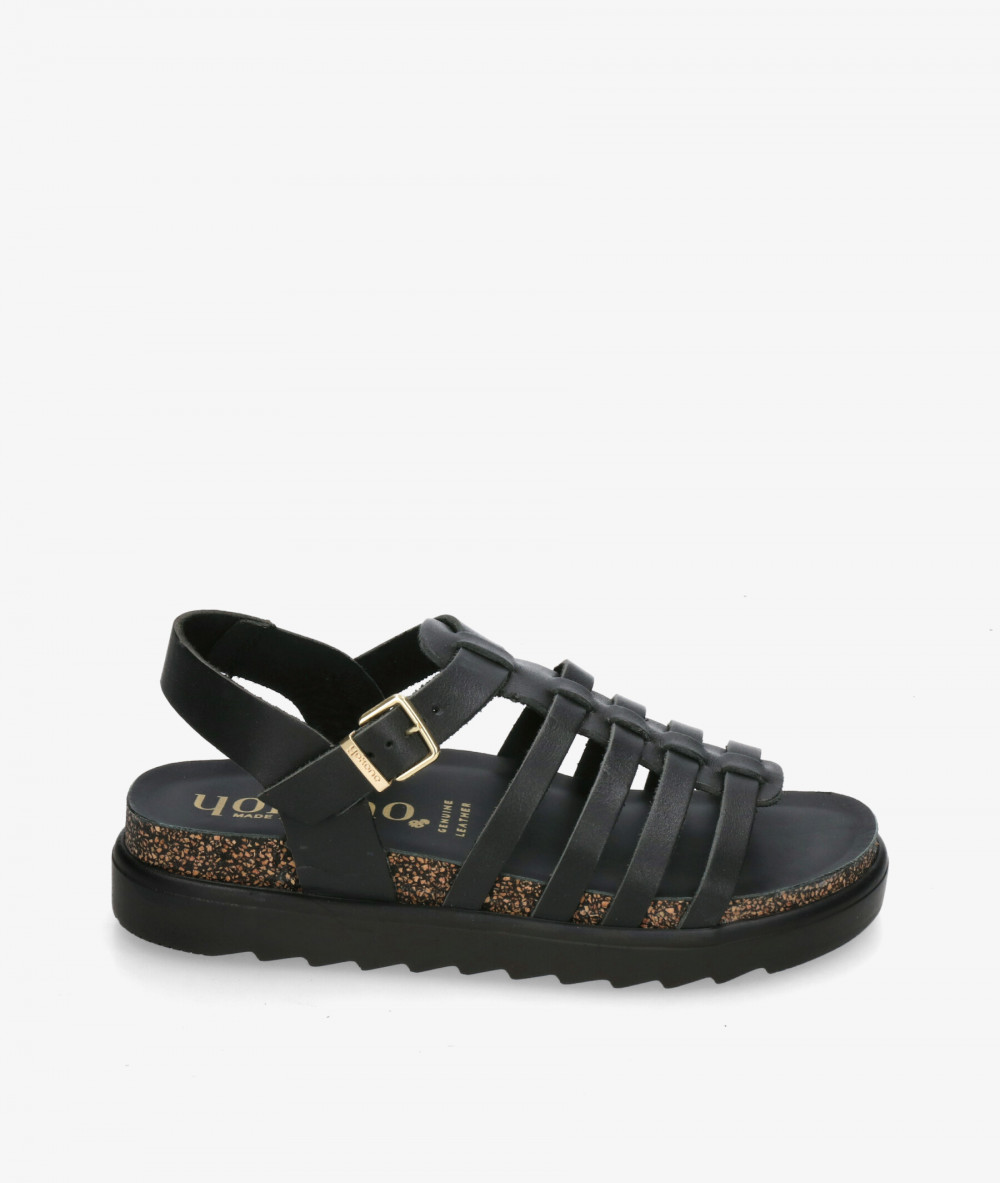 Yokono Sandals  TUNEZ 107 in black Yokono Sandals  TUNEZ 107 in black
