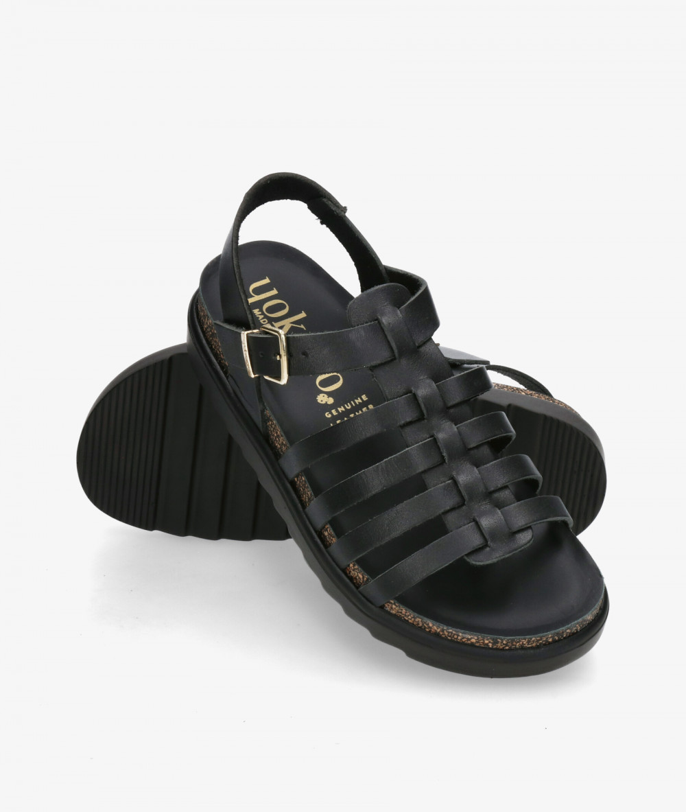 Yokono Sandals  TUNEZ 107 in black Yokono Sandals  TUNEZ 107 in black