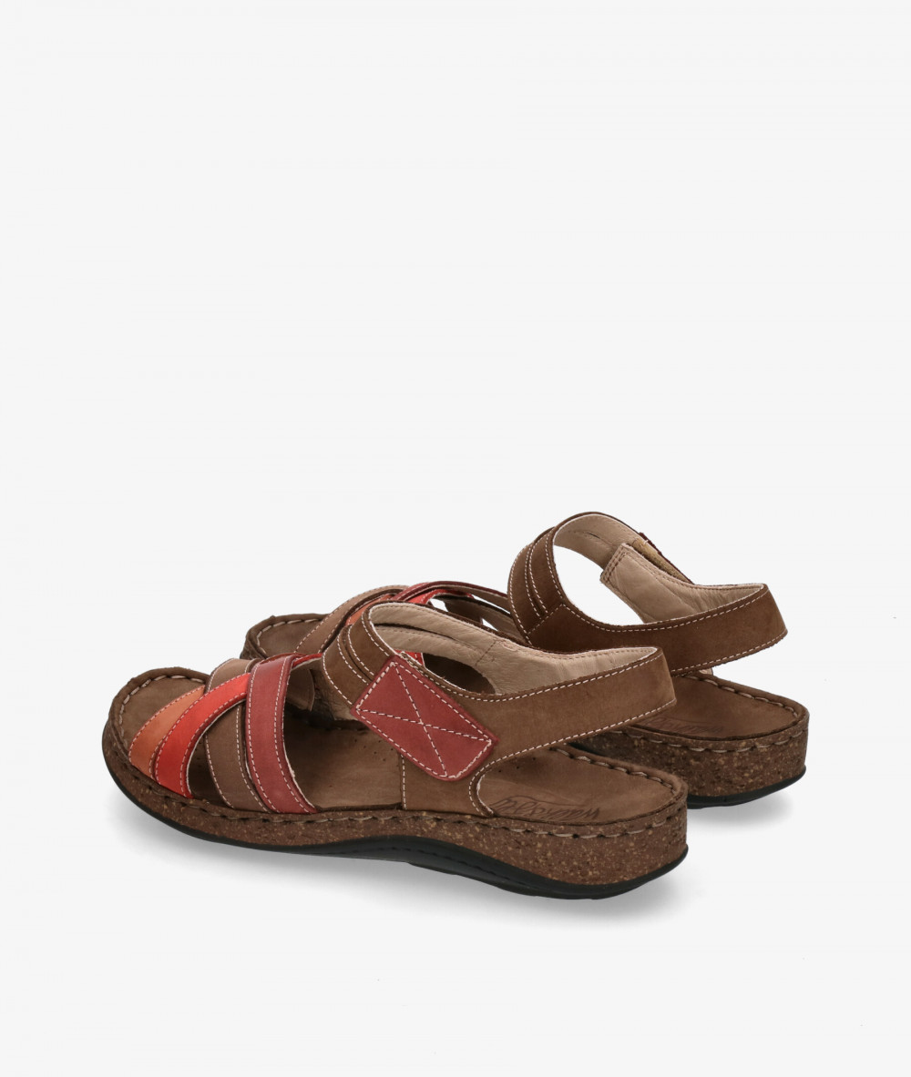 Sandalias Walk & Fly  3861-43170 en marrón Sandalias Walk & Fly  3861-43170 en marrón