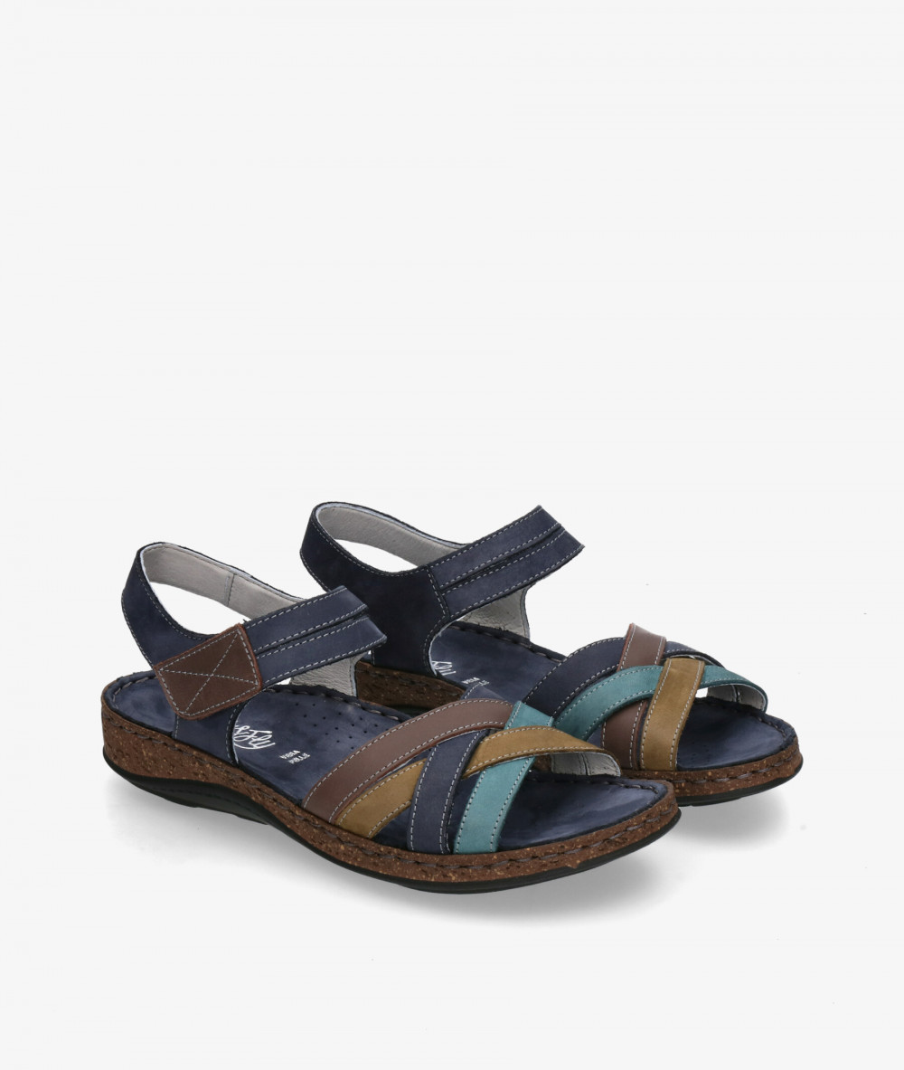Sandalias Walk & Fly  3861-43170 en azul marino Sandalias Walk & Fly  3861-43170 en azul marino