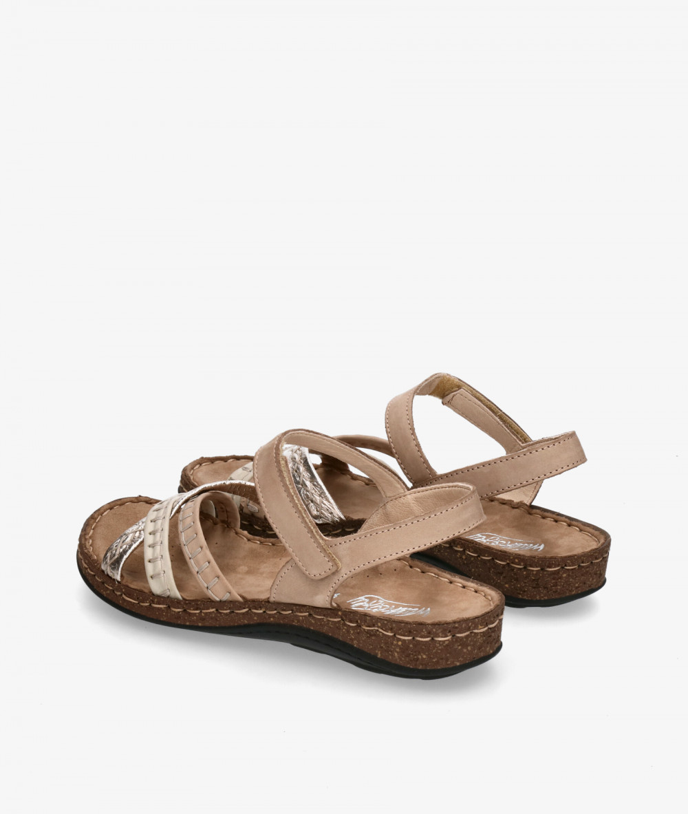 Sandalias Walk & Fly  3861-40943 en nobuck taupe Sandalias Walk & Fly  3861-40943 en nobuck taupe