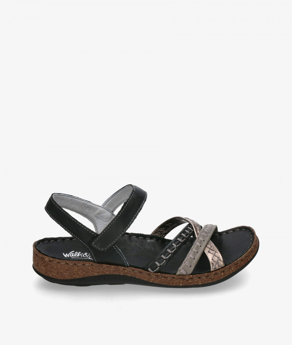 Sandalias Walk & Fly  3861-40943 en negro Sandalias Walk & Fly  3861-40943 en negro