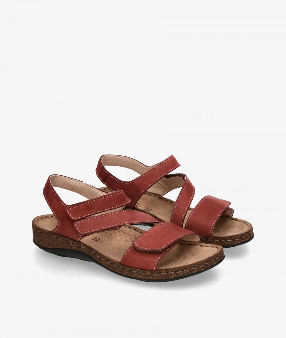 Sandalias Walk & Fly  3861-50770 en nobuck burdeos Sandalias Walk & Fly  3861-50770 en nobuck burdeos