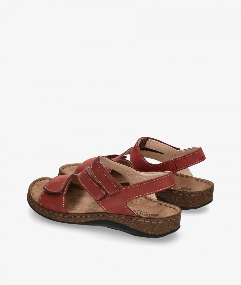 Sandalias Walk & Fly  3861-50770 en nobuck burdeos Sandalias Walk & Fly  3861-50770 en nobuck burdeos
