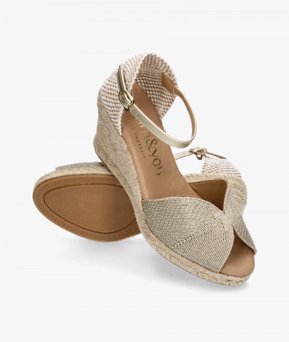 Alpargatas bloom&you  NEW AMBRETTA en oro Alpargatas bloom&you  NEW AMBRETTA en oro