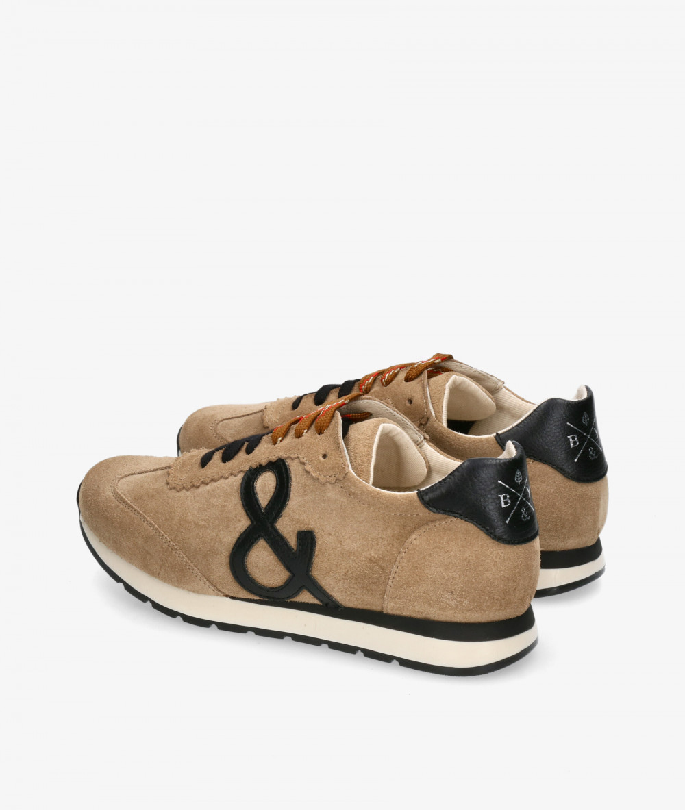 Deportivos bloom&you  VERA en serraje taupe Deportivos bloom&you  VERA en serraje taupe