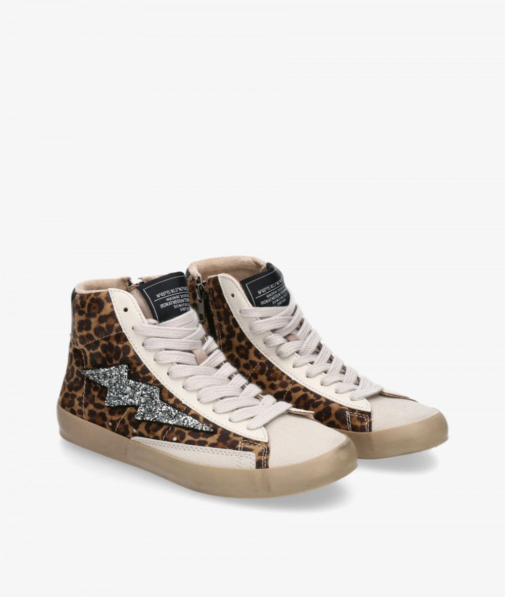Deportivos CORINA  M5506 en leopardo  Deportivos CORINA  M5506 en leopardo