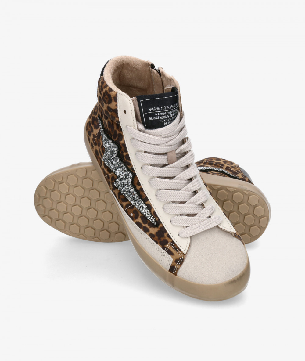 Deportivos CORINA  M5506 en leopardo  Deportivos CORINA  M5506 en leopardo