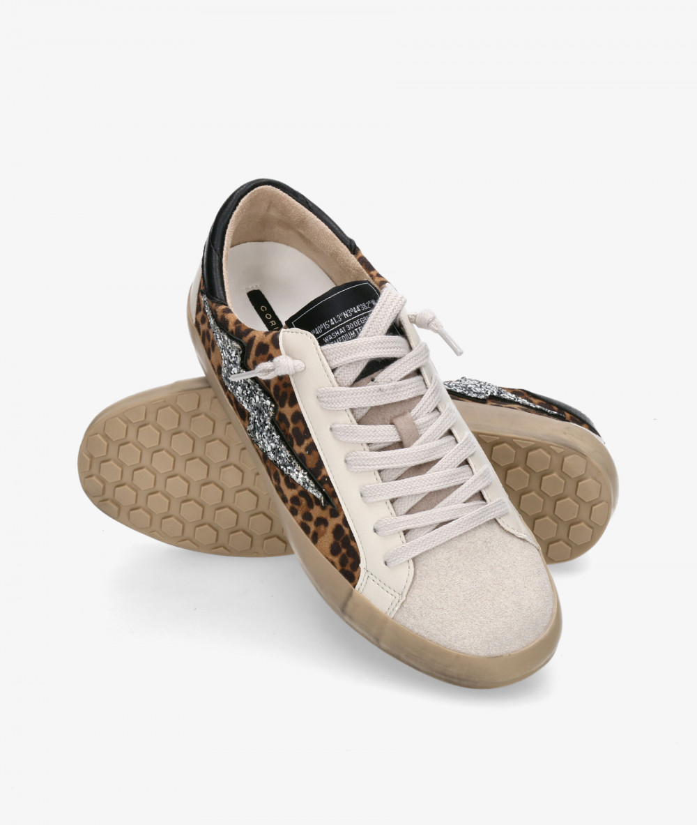 Deportivos CORINA  M5505 en leopardo  Deportivos CORINA  M5505 en leopardo