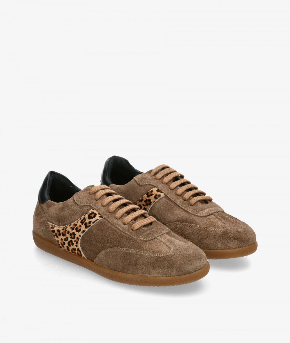Deportivos bloom&you  NOOR en serraje taupe Deportivos bloom&you  NOOR en serraje taupe