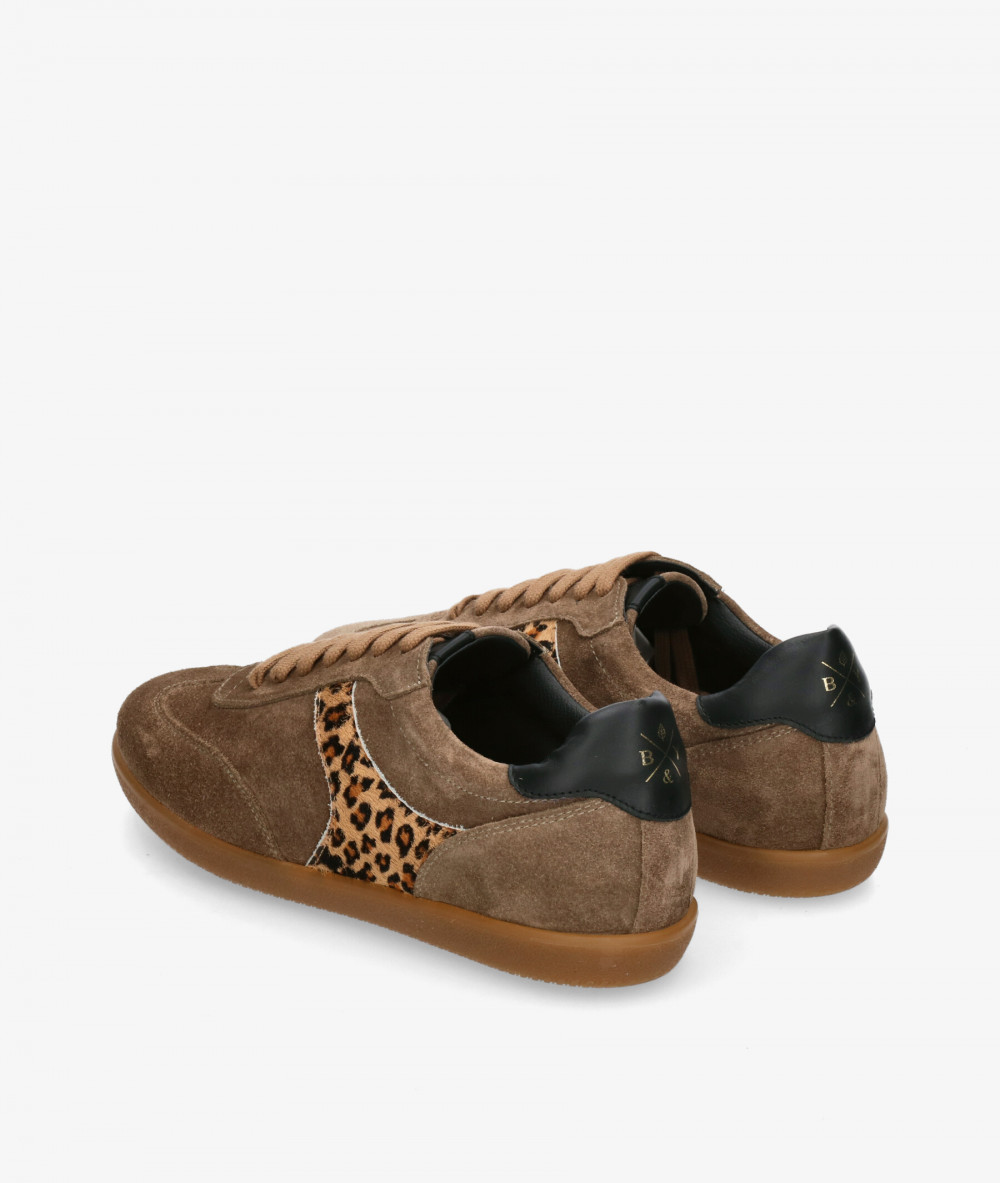 Deportivos bloom&you  NOOR en serraje taupe Deportivos bloom&you  NOOR en serraje taupe