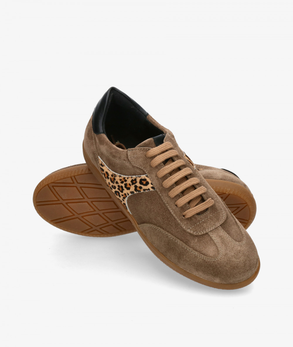 Deportivos bloom&you  NOOR en serraje taupe Deportivos bloom&you  NOOR en serraje taupe
