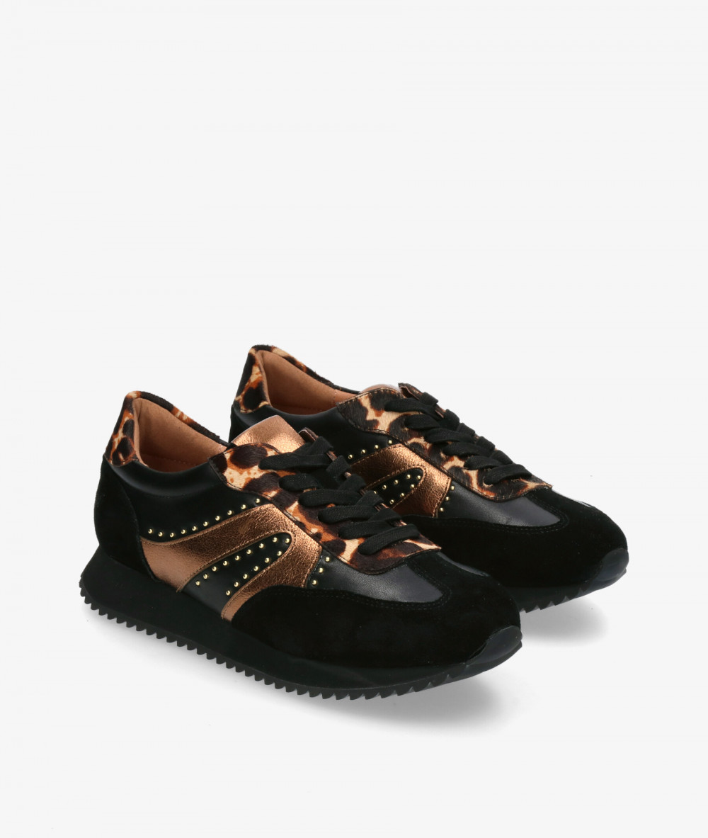 Deportivos Stephen Allen  LAUR-1 1609-C106 en negro Deportivos Stephen Allen  LAUR-1 1609-C106 en negro