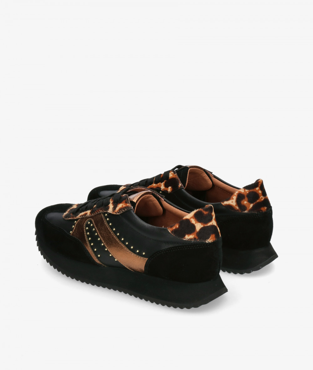 Deportivos Stephen Allen  LAUR-1 1609-C106 en negro Deportivos Stephen Allen  LAUR-1 1609-C106 en negro