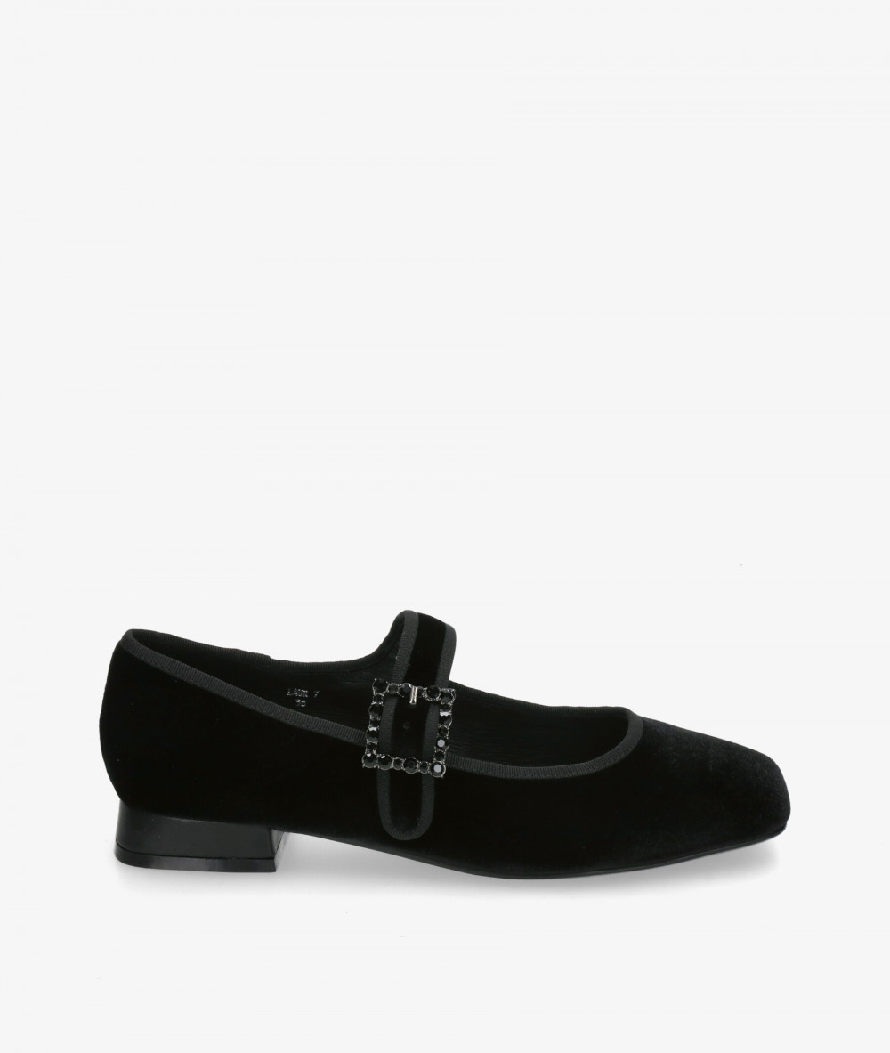 Stephen Allen Dress low heel shoes LAUR-7 in NEGRO TERCIOPELO Stephen Allen Dress low heel shoes LAUR-7 in NEGRO TERCIOPELO