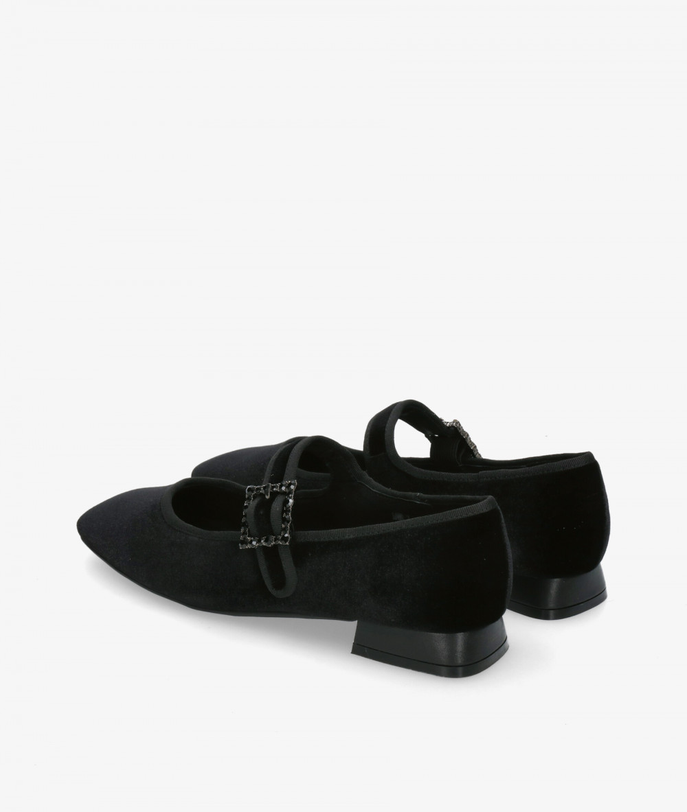 Stephen Allen Dress low heel shoes LAUR-7 in NEGRO TERCIOPELO Stephen Allen Dress low heel shoes LAUR-7 in NEGRO TERCIOPELO