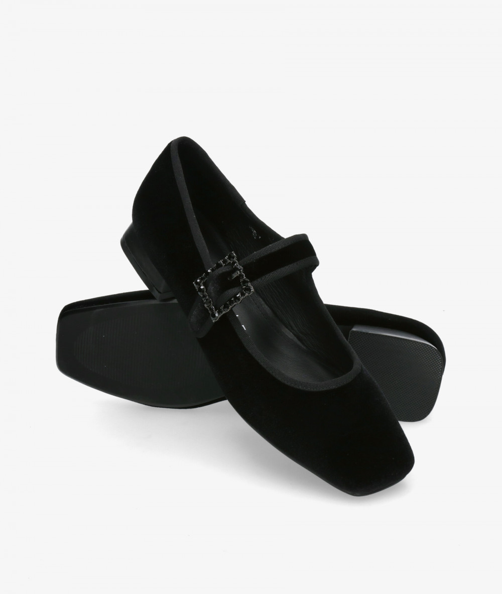 Stephen Allen Dress low heel shoes LAUR-7 in NEGRO TERCIOPELO Stephen Allen Dress low heel shoes LAUR-7 in NEGRO TERCIOPELO