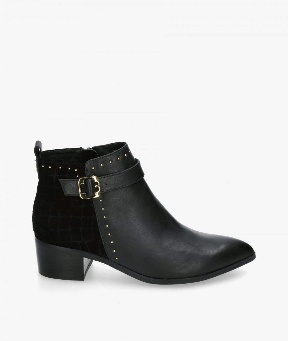 Botines Stephen Allen  LAUR-14   38330-C3 en coco negro Botines Stephen Allen  LAUR-14   38330-C3 en coco negro